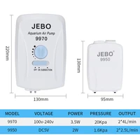 jebo99509970 ac and dc dual purpose oxygen pump quiet lithium battery portable aquarium air pump aquarium fish tank accessories