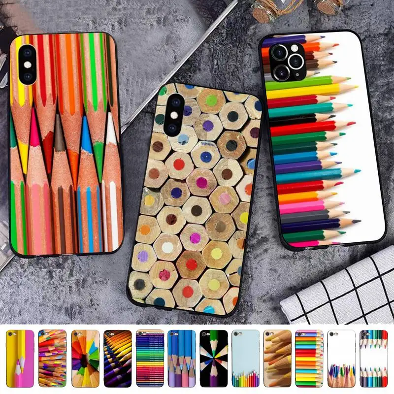 

MaiYaCa Colored pencil painting Phone Case for iPhone 11 12 pro XS MAX 8 7 6 6S Plus X 5S SE 2020 XR cover