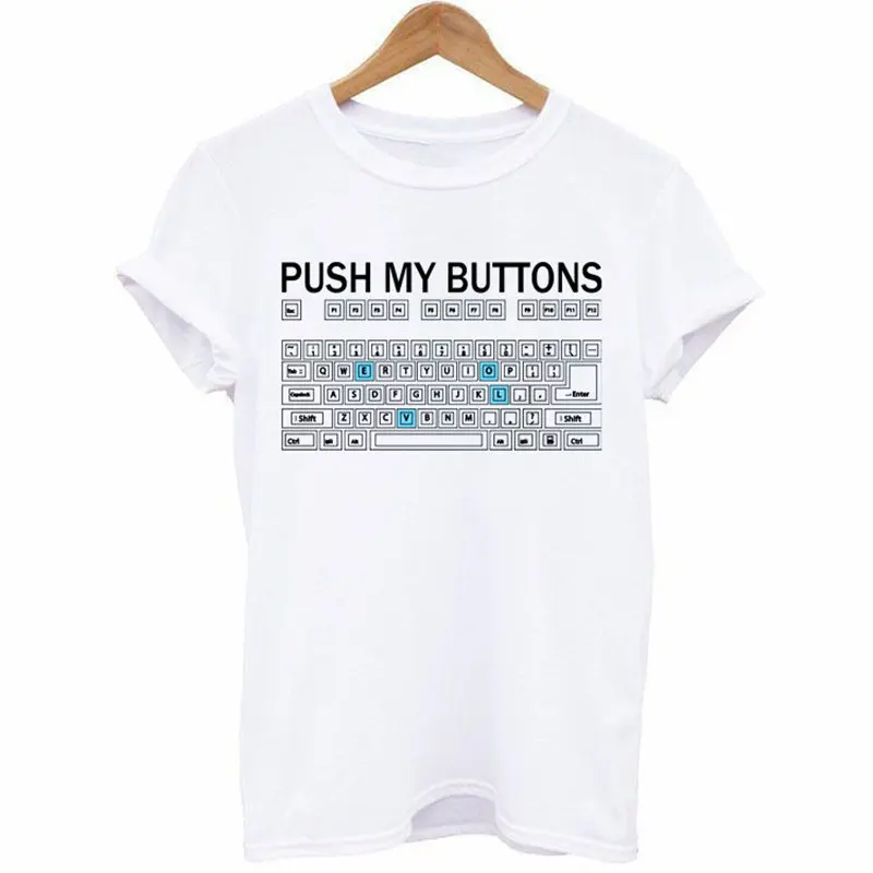 Футболка женская Свободная с коротким рукавом смешная рубашка принтом