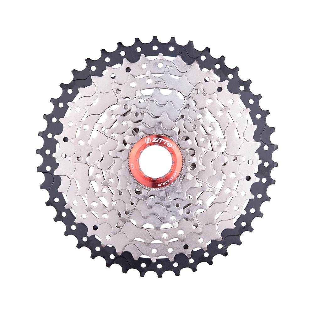 Велосипедная кассета ZTTO 8 скоростей 11- 42T Freewheel Steel s MTB 8v запасные части для горного