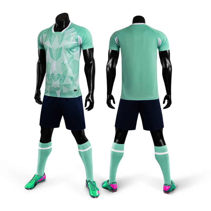 Футбольная на заказ Мужская форма футбольные рубашки и шорты костюм для взрослых