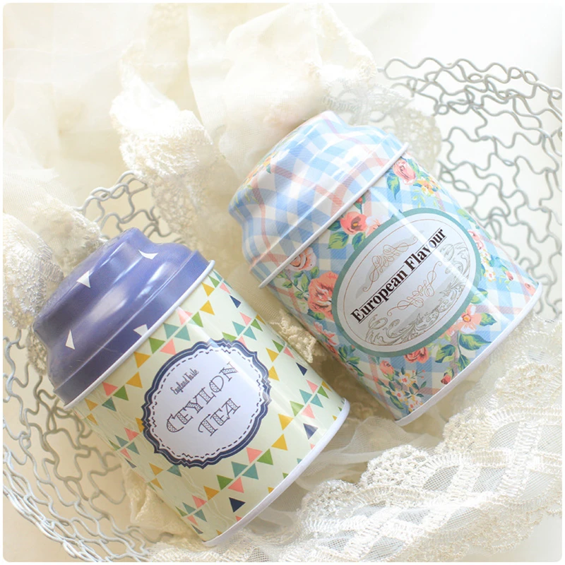 Хит продаж коробка для чая металлическая хранения конфет кофе Organizador контейнер