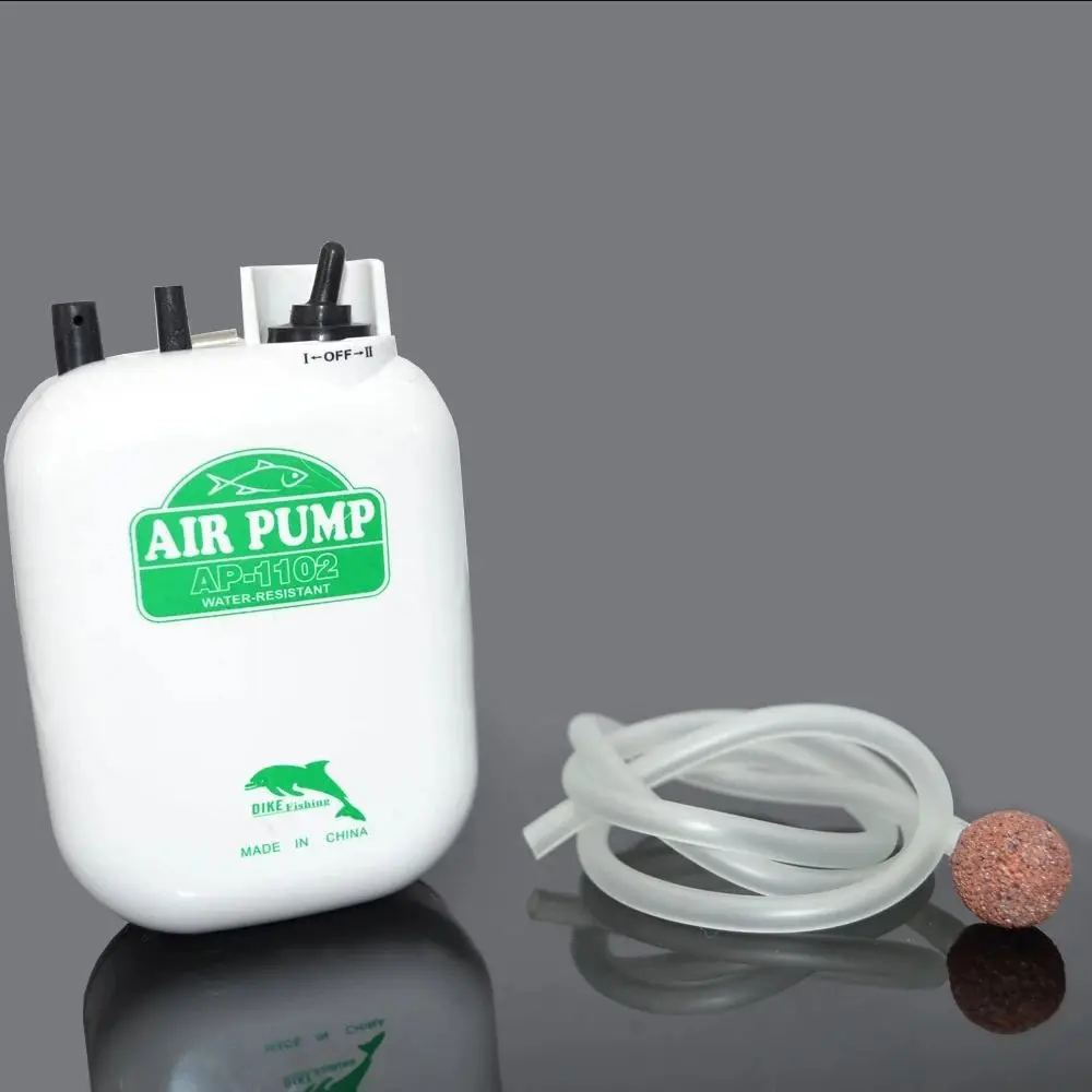 

Hot Portable Bubbler Adjustable Aquarium Air Pump Fish Tank Oxygen Pump Operate Bubbler Fishing Tool