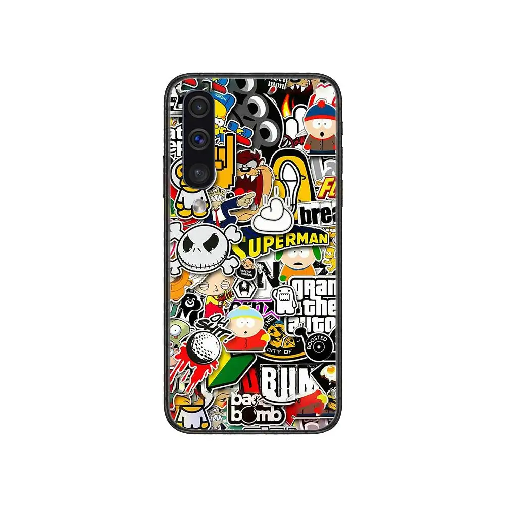 

Popular street art graffiti Phone cover hull For SamSung Galaxy S 8 9 10 20 21 S30 Plus Edge E S20fe 5G Lite Ultra black soft