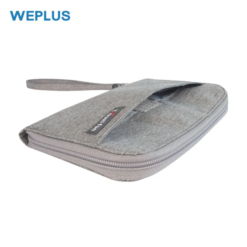 WEPLUS новинка Женский бумажник для паспорта мужской тонкий кошелек монет Id