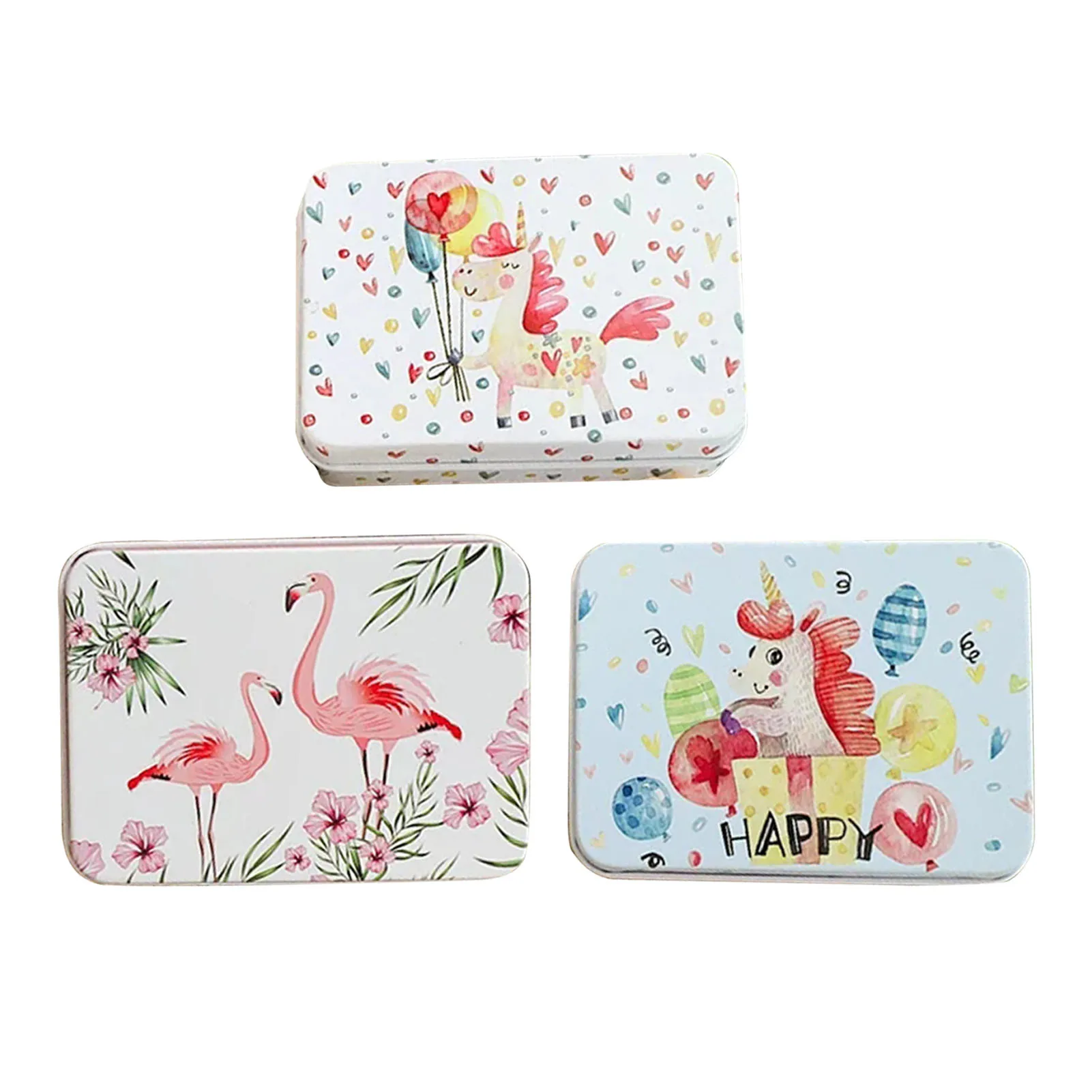 

Cartoon Tin Box Biscuit /Tea Leaf Sundries Container Case Metal Wholesale Child Gift Box Tinplate Gift Tin Can Business Amiable