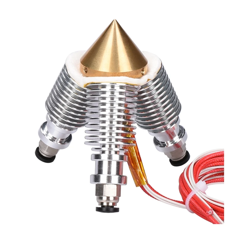

Латунный Алмазный экструдер BIQU Reprap Hotend 3D V6, радиатор 3 в 1, многофункциональный экструдер, комплект для 3D-принтера 1,75/0,4 мм
