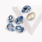 YANRUO 4320 высокое качество Заостренное стекло стразы s Dorp Lt. сапфировое алмазное популярное Стразы для 3D DIY ногтевого дизайна драгоценные камни