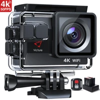 original victure ac820 4k 50fps action camera touch screen with 2 batteries and battery charger zoom 4x dual with 20mp eis multiple accessories 40m waterproof underwater camera remote control
