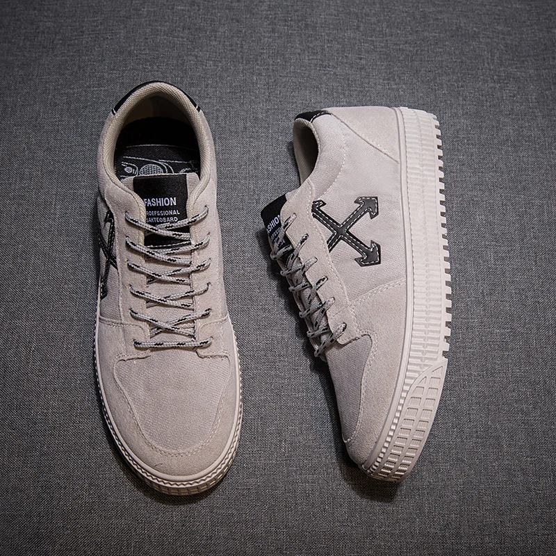 Casual Shoes Men Breathable Canvas Comfortable Vulcanize Fashion Flats Sports Outddor Non-slip Walking Sneaker | Обувь