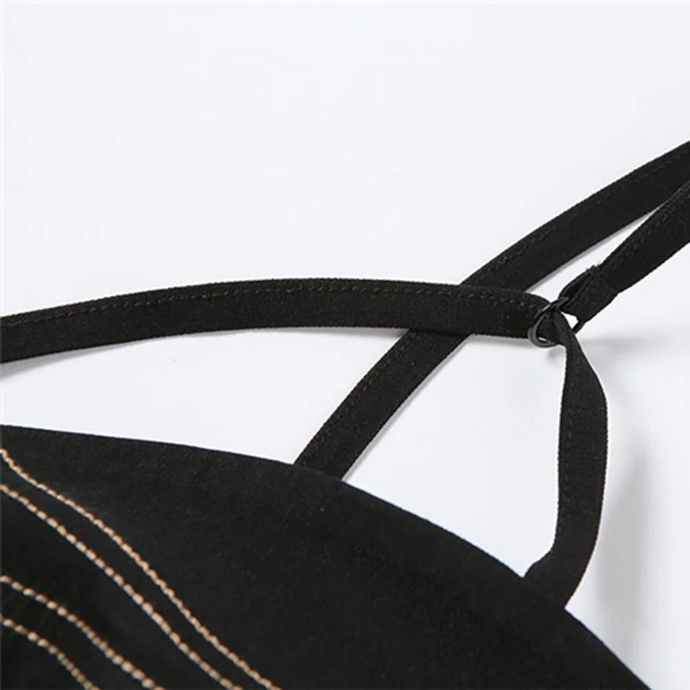 

2021 Tanks & Camis Backless Fashion Casual Designer Creative Hipster Thin Hot Sale Sexy Navel Slim Solid Color