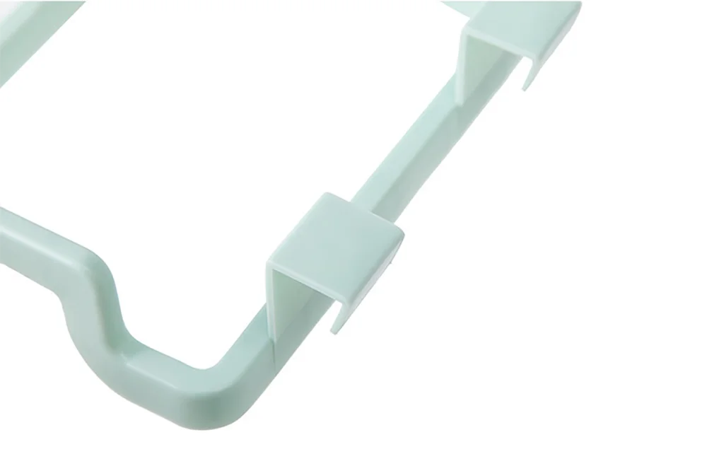 kitchen garbage bag holder in waste bin 1PC Plastic Cupboard Door Rubbish Rack cabinet door Hanging Trash Bag Rack Cloth Rack