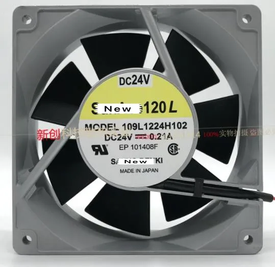 

109L1224H102 DC24V 0.21A Original authentic 12CM aluminum frame fan