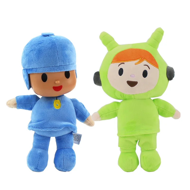 Набор из 2 15-27 см Pocoyo Toys Elly Pato Loula плюшевая кукла Pocoyo собака утка слон мягкие Stufffed куклы животных товары для вечеринки, игрушки
