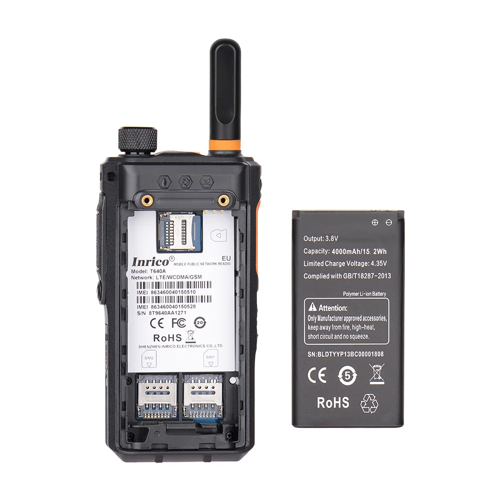 Inrico T640A Accessories Android 8.1 4G Network Walkie Talkie Separate Antenna Zello Walkie Talkie
