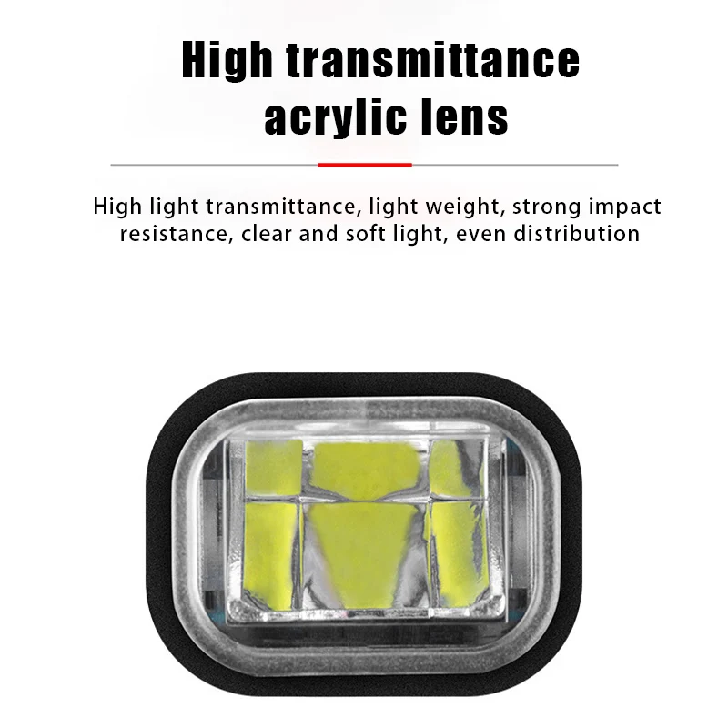 

Hot Bicycle Front Light Headlight Night Riding Flashlight USB Rechargeable Rainproof MVI-ing