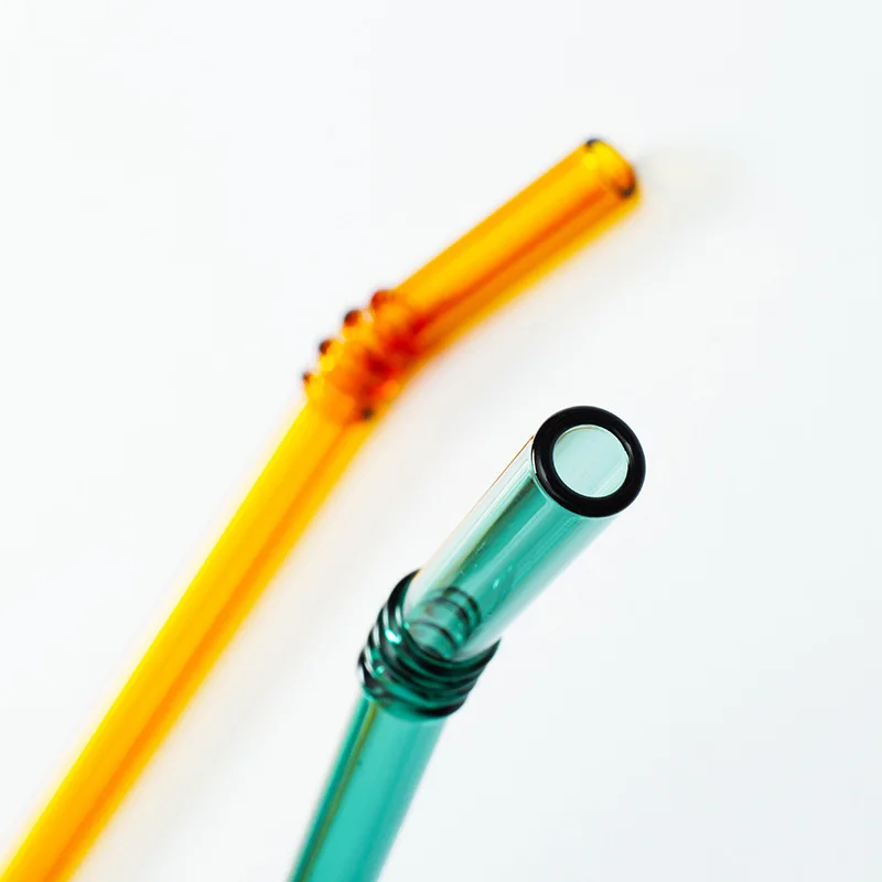 Высокое качество многоразовые из прозрачного стекла соломинка для коктейля