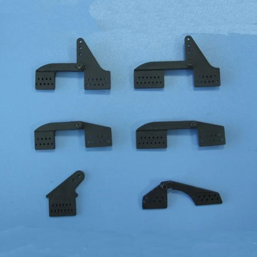 

10 Pcs Servo Heavy Duty Arms Without Screws For RC Airplanes Parts Electric Planes Foam Model Accessories Color Black