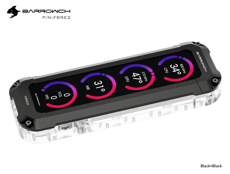 Barrowch FBRE2 BoxFish водохранилища с расширенным экраном 8 дюйма DIY аксессуары для