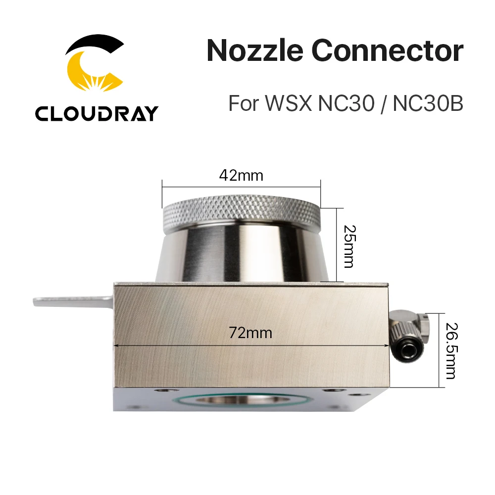 Коннектор сопла WSX Cloudray емкостный датчик керамический держатель для лазерной