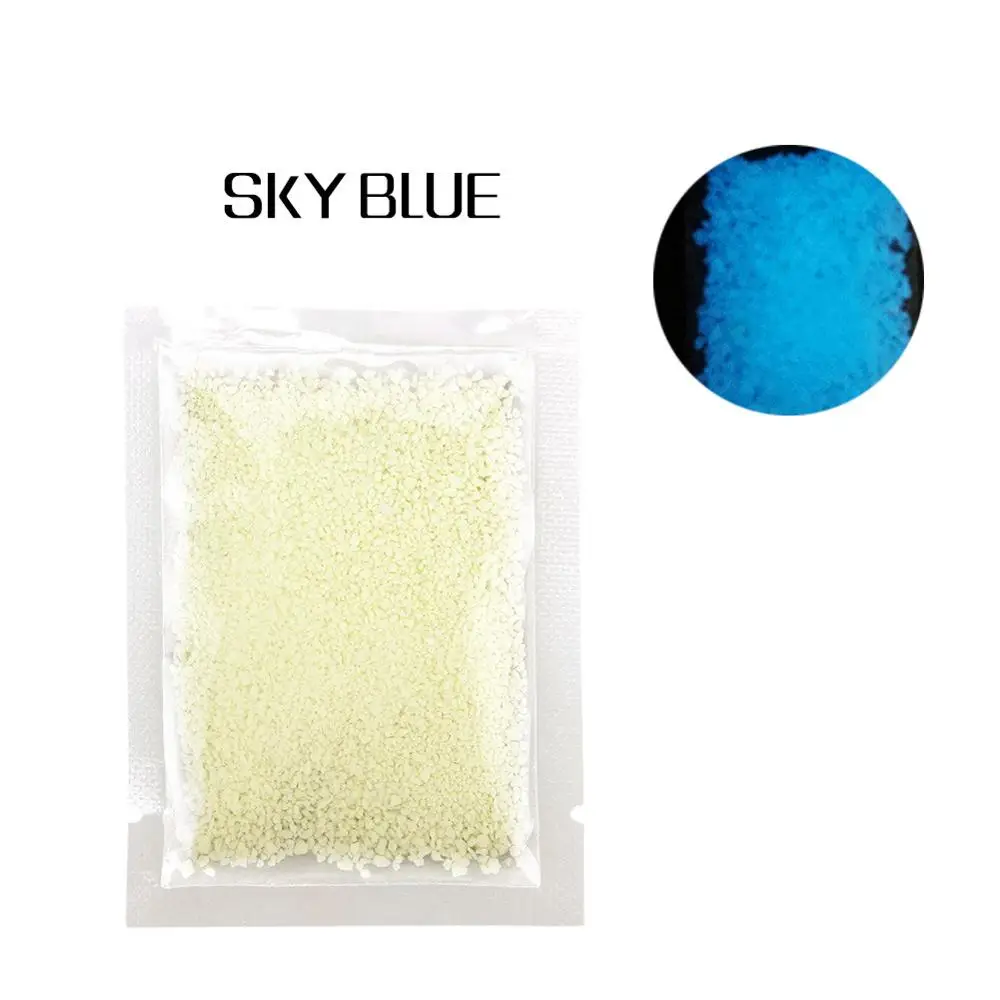 Skyblue Светится в темноте песок DIY светящаяся рыбка аквариум частицы яркие Люминесцентная вечерние Декор звезда внутри Желая бутылка - Цвет: Skyblue