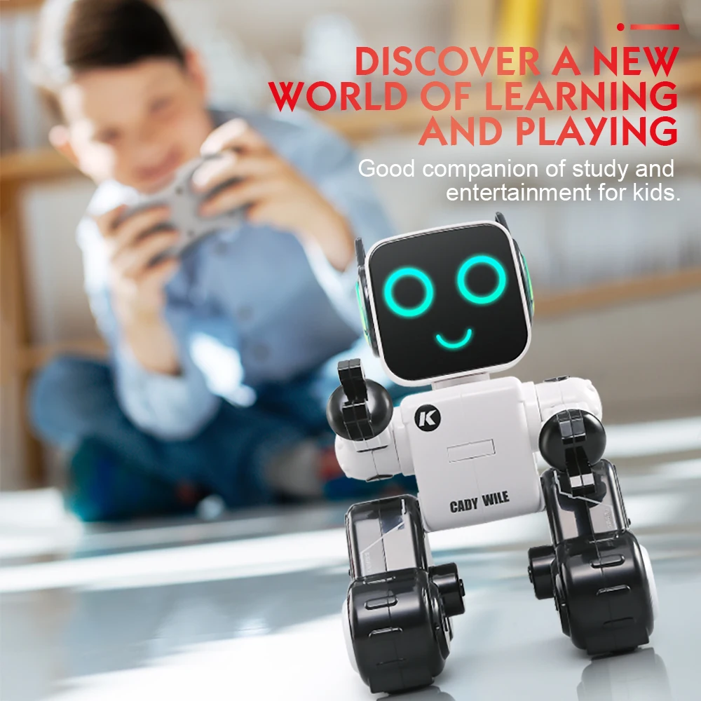 JJRC R4 RC робот игрушка пение танцы говорящий умный для детей обучающая гуманоидный