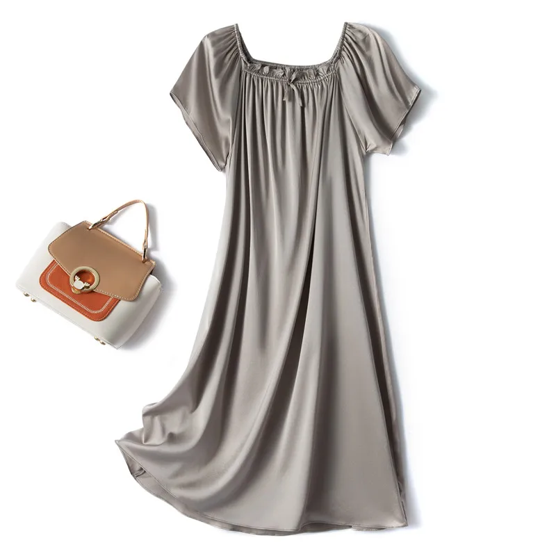 SuyaDream женское шелковое платье для сна из натурального шелка мини-платье 2021 рукава