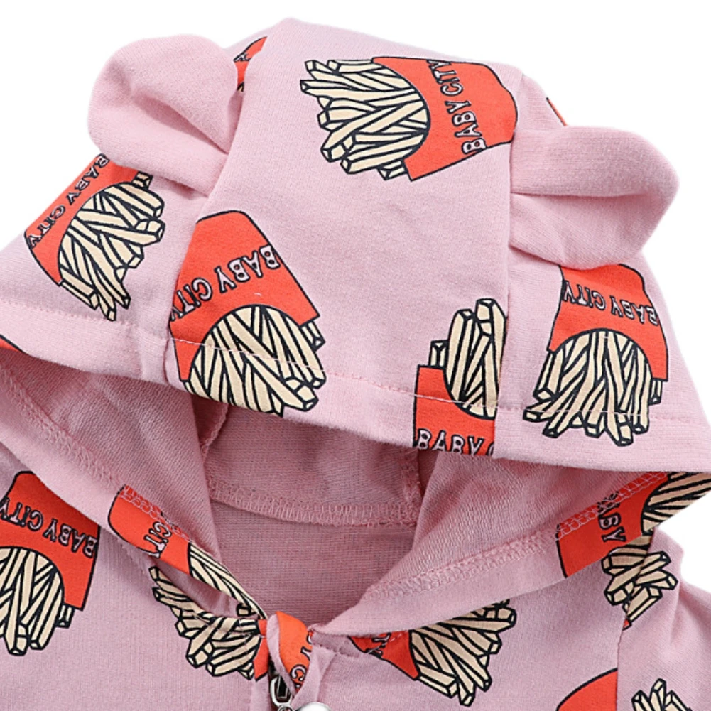 

Newborn Autumn Spring Print Romper Zipper Long-Sleeves Cotton Bebe Rompers Infant Baby Jumpsuit Clothes 0-24M