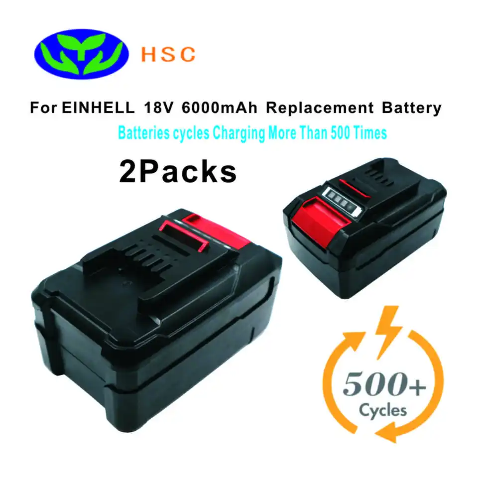2 шт. 6.0Ah 18650 Батарея чехол EIN18C2 литий Батарея 18V Замена для EINHELL 18V Батарея PXBP-300 PXBP-600 PX-BAT52