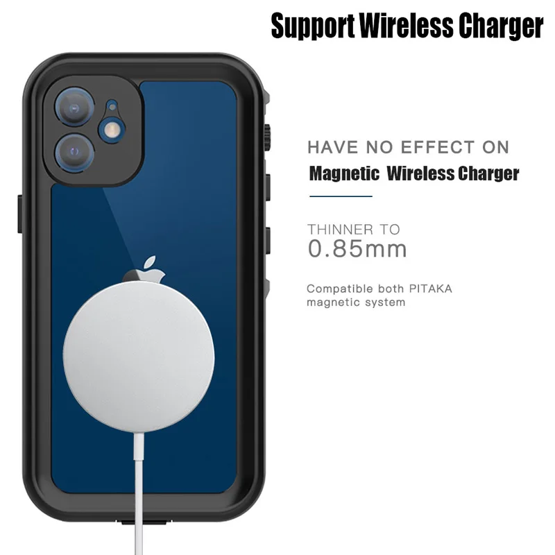 Чехол для IPhone 12 11 Pro Max XS XR 6 7 8 водостойкий IP68 | Мобильные телефоны и аксессуары