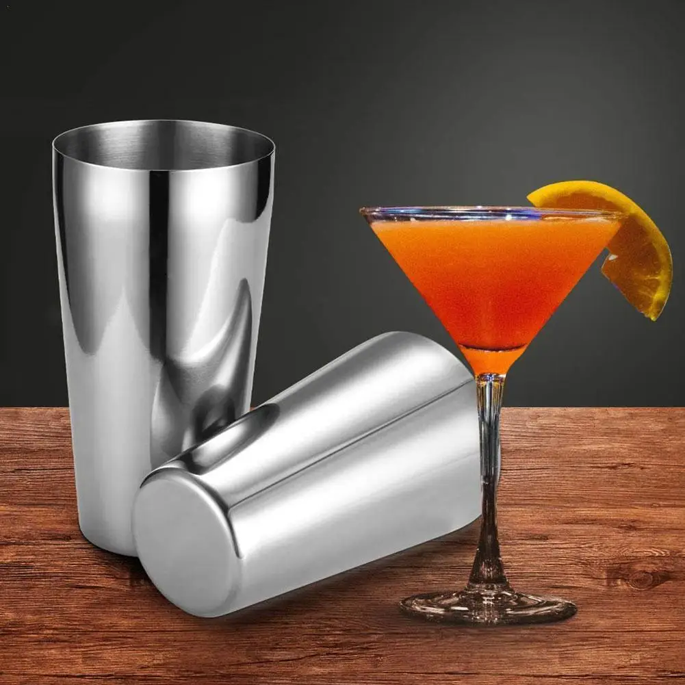 

2Pcs/Set Steel Boston Shaker 750/500ml Cocktail Bar Boston Cocktail Shaker Bartender Tool Shaker Accessories I7Q5