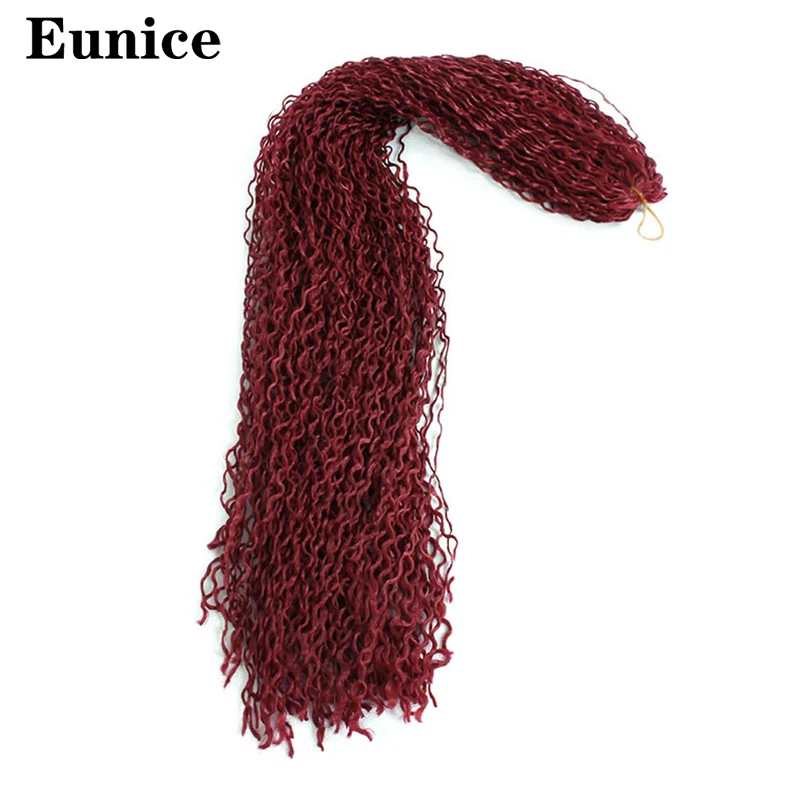 Синтетические натуральные мягкие свободные плетеные волосы для наращивания Eunice