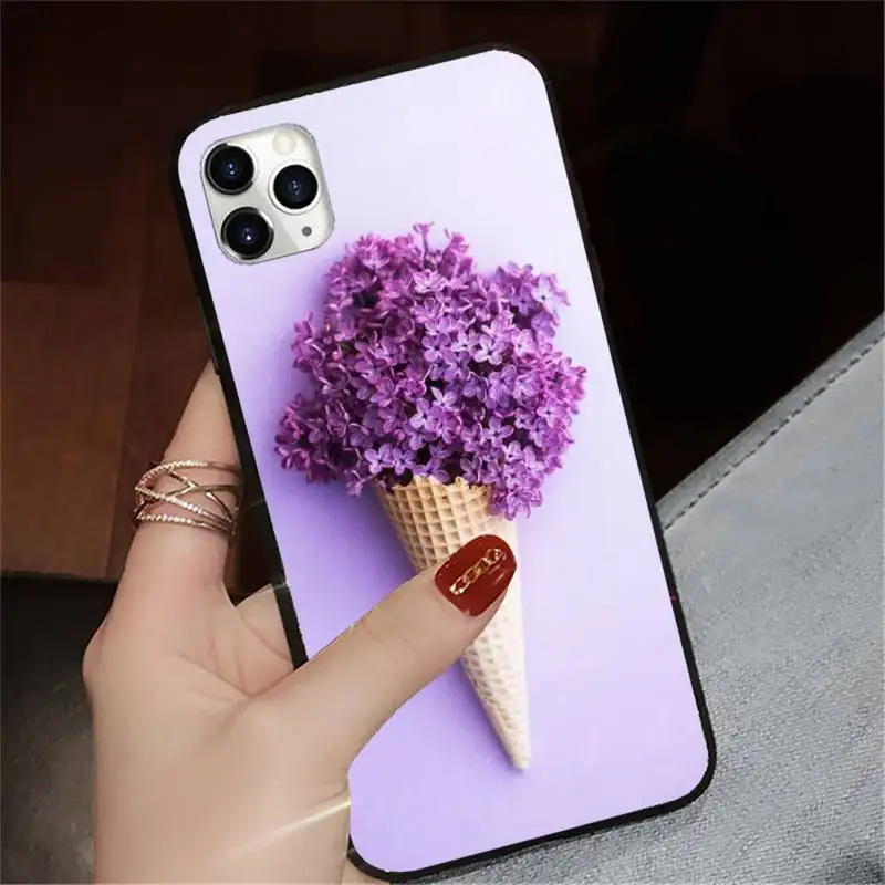 

Watercolor flower Dandelion Lotus Lavender Phone Case for iPhone 11 12 pro XS MAX 8 7 6 6S Plus X 5S SE 2020 XR