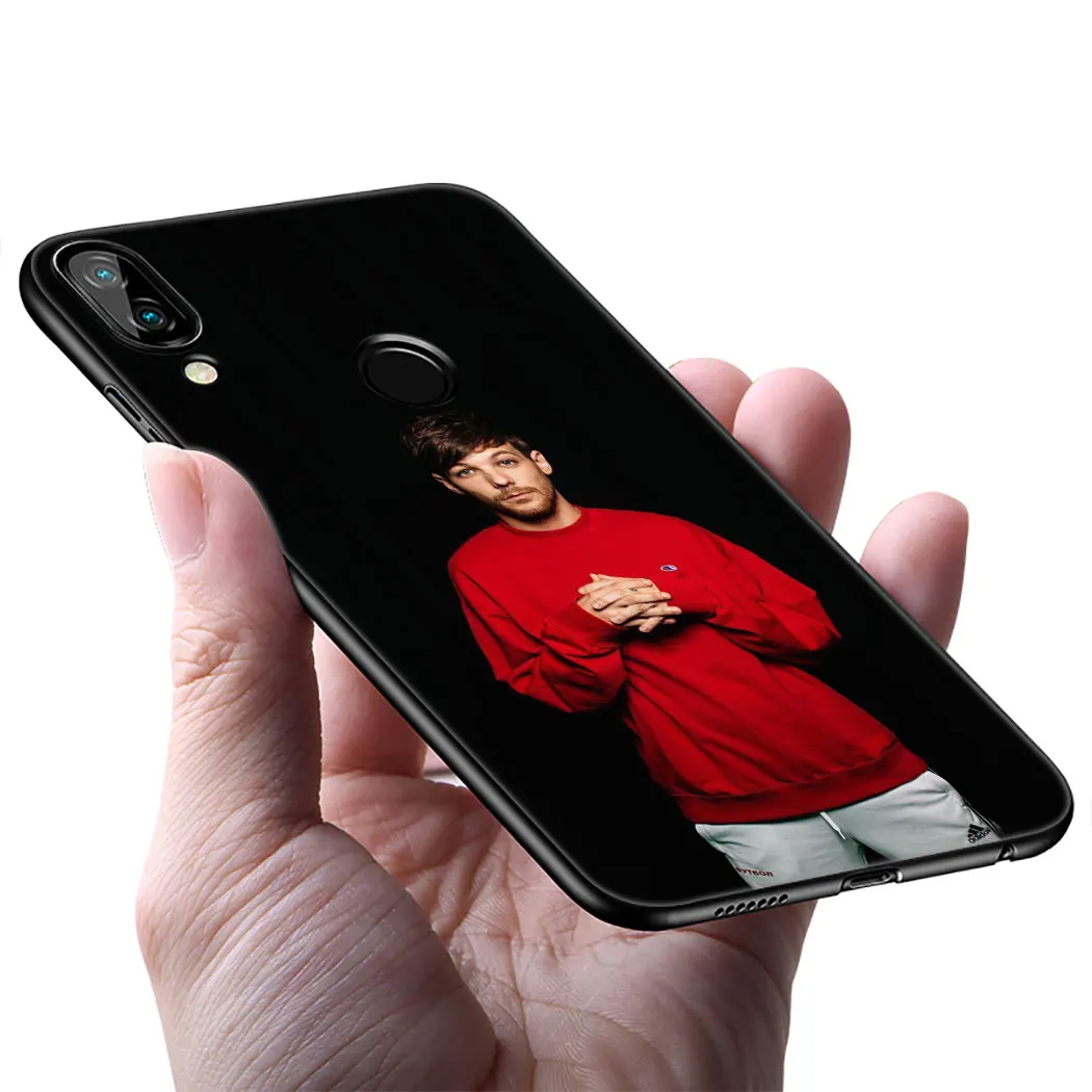 IYICAO Louis Tomlinson Black Soft Silicone Case for Huawei Mate 20 10 Lite Pro Nova 5i 4 3i 3 2i 2 |