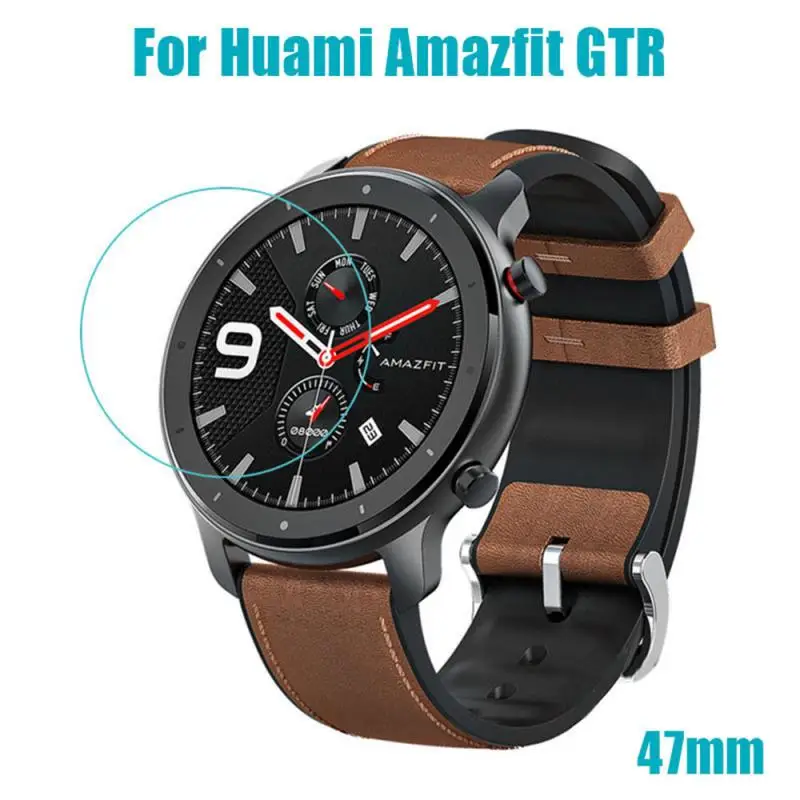 For AMAZFIT GTR Clear Film Tempered Glass Screen Protector Smart Watch Prevent Scratches Absorb Shocks Xiaomi Huawei | Электроника