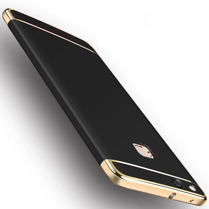 

Case for Huawei P10 P9 Lite Plus 2017 P20 P30 Pro Luxury 3 In 1 Slim Hard Cover for Mate 20 10 9 Pro Lite 20X P Smart Plus 2019