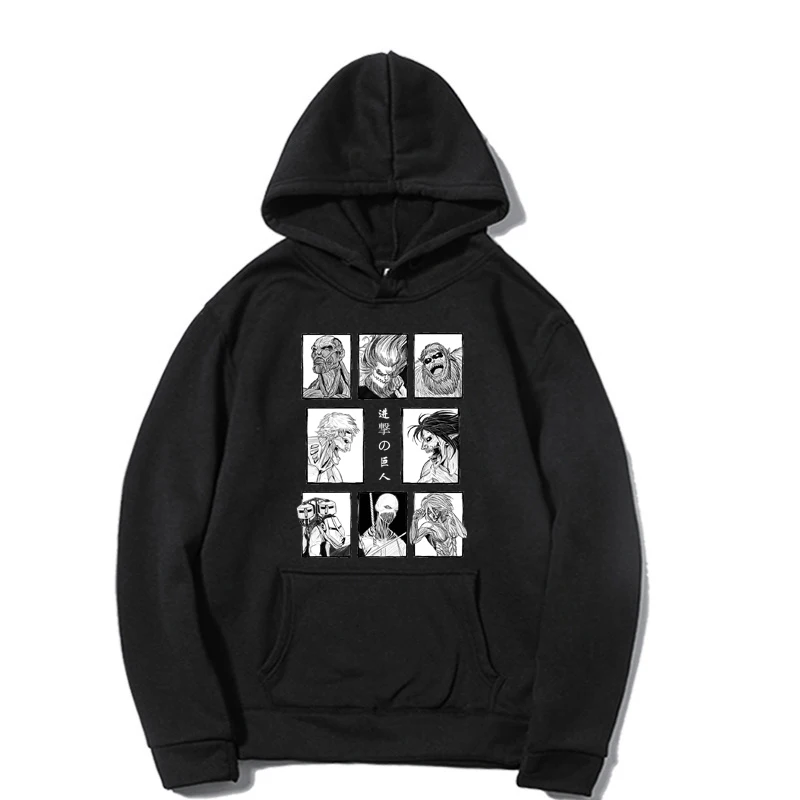 

Attack On Titan hoodie Autumn winter Sweatshirt unisex men and Women's Casual student Fashion Hooded Sweatshirt