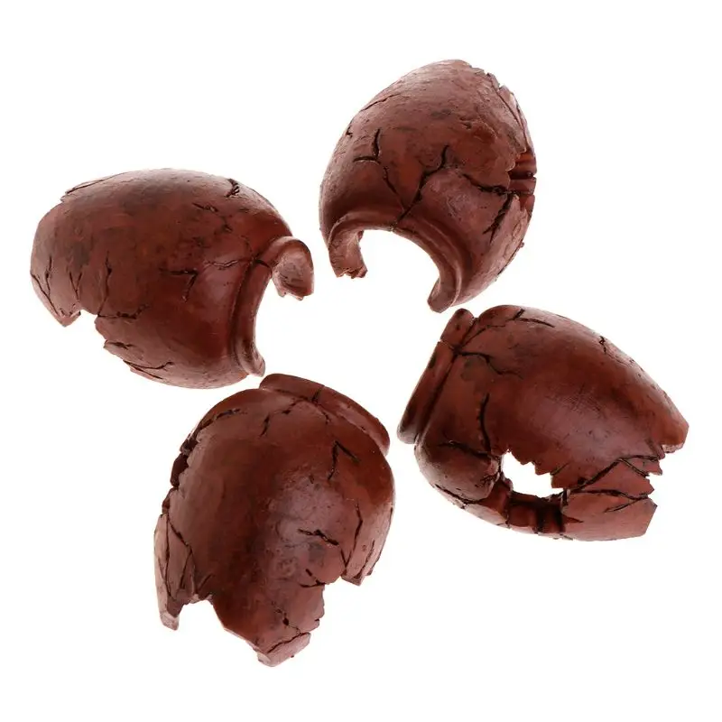 4 шт./компл. чехол для аквариума в виде горшка черепица рептилия игрушки украшение