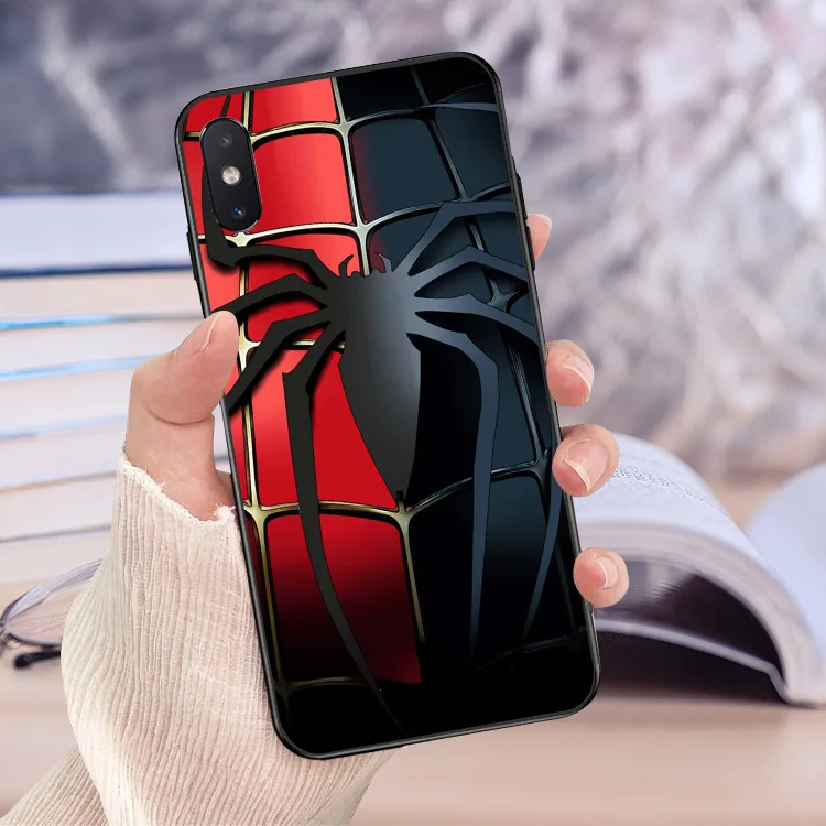 Disney Marvel Spiderman Phone Case for Iphone 8 Plus 11 PRO Xs MAX Xr X 7 2 6 S SE Cartoons Frosted Soft Shell | Дом и сад