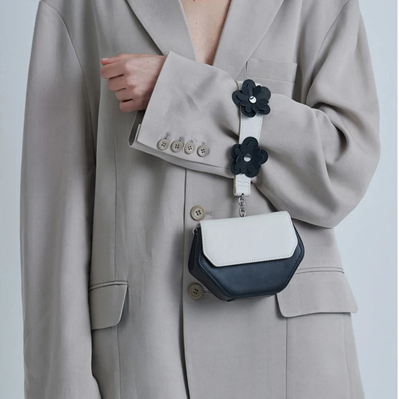 

Простая миниатюрная дизайнерская прекрасная сумка с цветами 2020 Новая модная универсальная характерная сумка через плечо