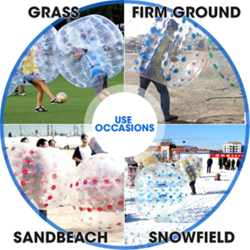 Inflatable Toys for Children Adults Body Air Bubble Soccer Zorb Ball Bumper Football Outdoor Team Buliding Sports Game | Игрушки и хобби