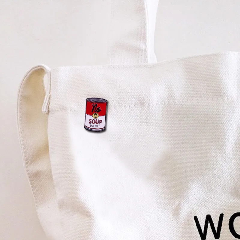 Брошь в форме супа для фанатов Seinfeld | Украшения и аксессуары