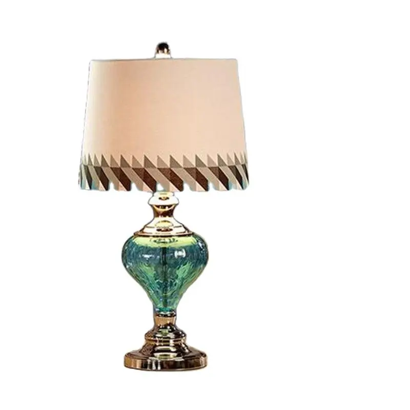 Средиземноморская синяя настольная лампа из хрустального стекла Ses Свадебный