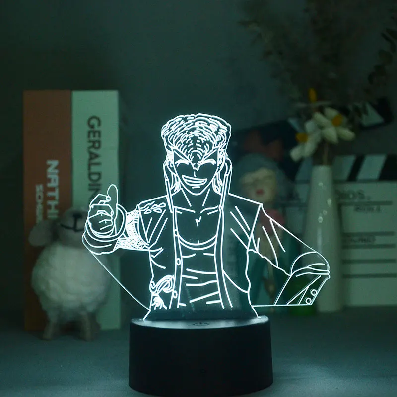 

Kids Night Light Gift Led Touch Sensor Colorful Bedroom Nightlight Anime Danganronpa V3 Decor Light Mondo Owada 3d Desk Lamp