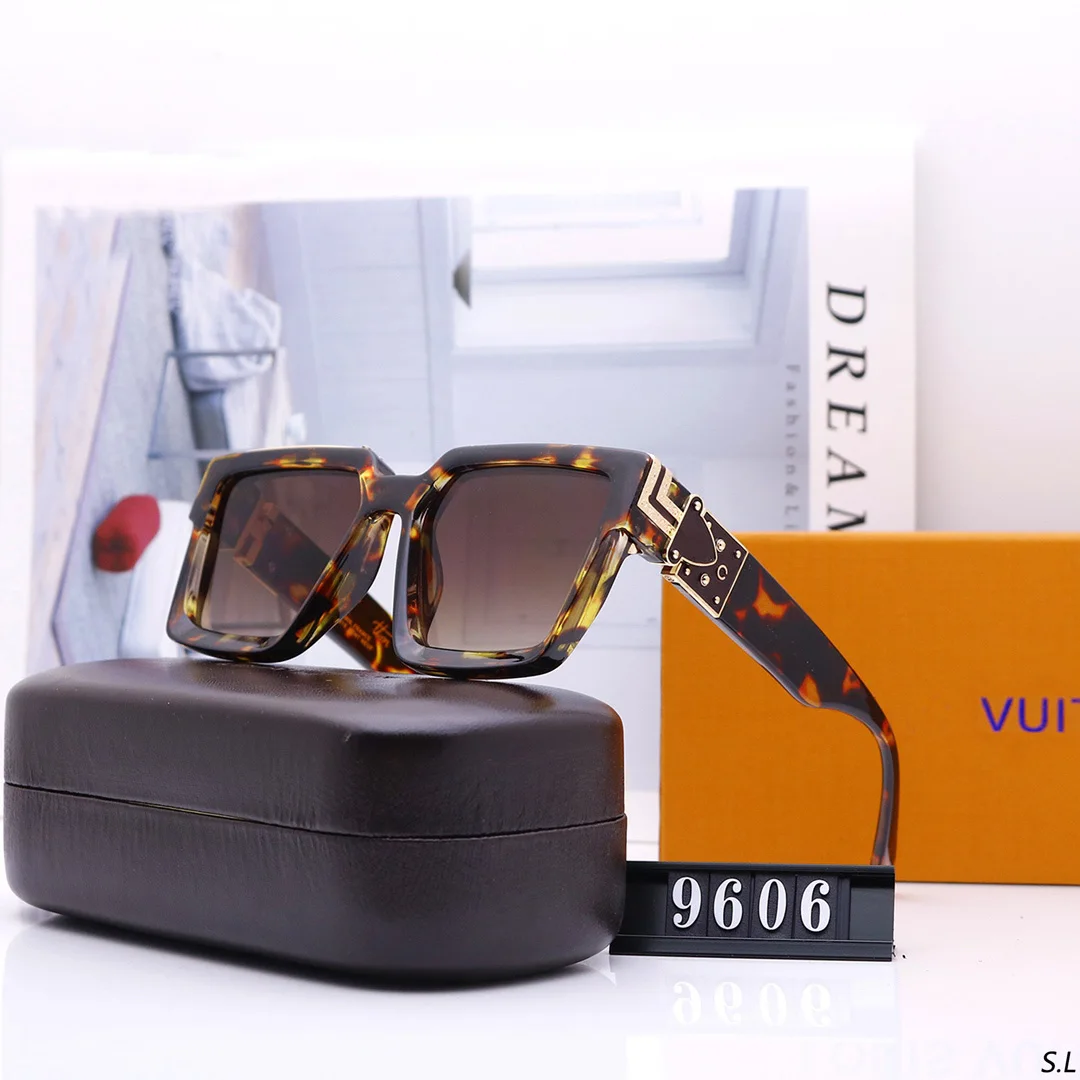 

9606 Sunglasses Brand For Women Men Glasses Fashion Oversize Eyewear Driving Polarized Round Frame Retro Sunglasses Women