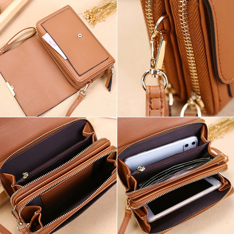 Новые женские бумажник с многослойным покрытием для хранения больших Ёмкость