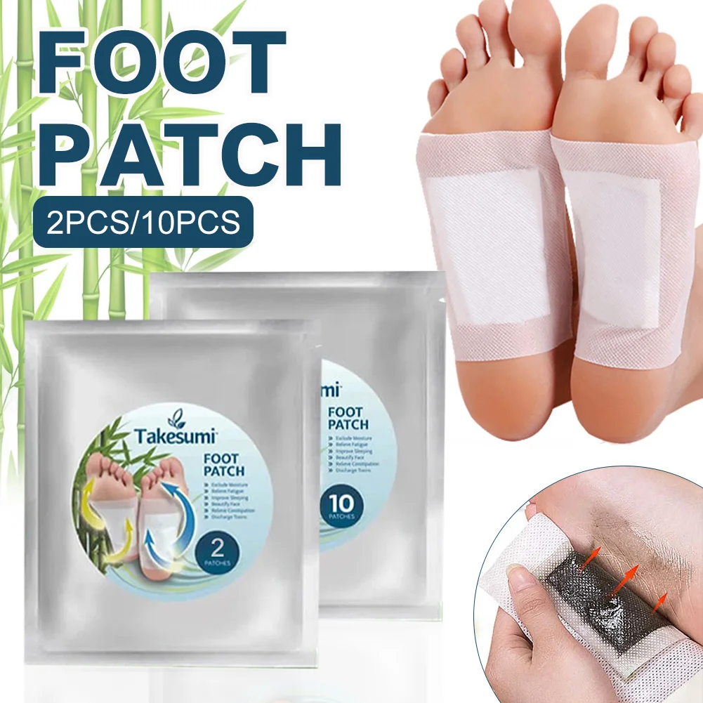 

2/10 Pc Detox Loss Weight Foot Patch Improve Sleep Old Beijing Ginger Wormwood Foot Patch Anti-Swelling Revitalizing Health Care