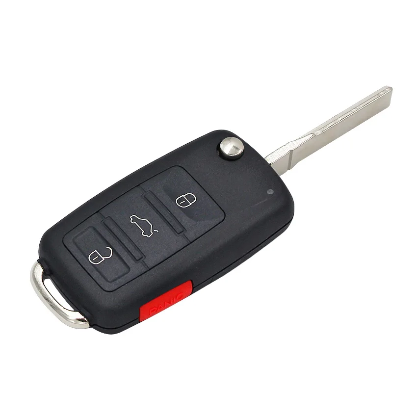 3 + 1/4 кнопки 315 МГц 433 Складной Дистанционный брелок для Volkswagen forTouareg 2002 2010 с чипом