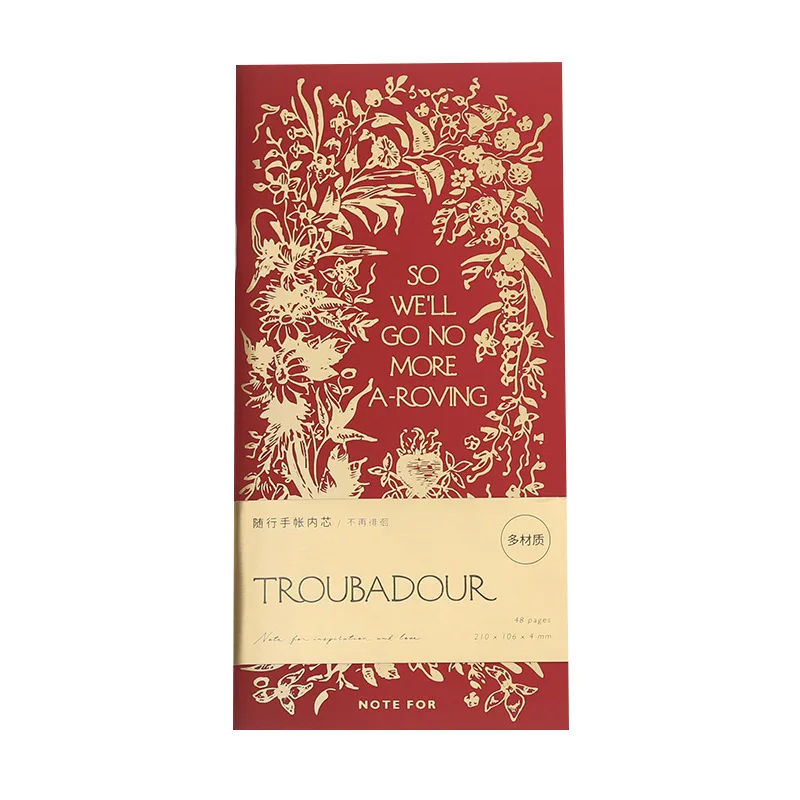 

Note For TN Cool Vintage Fashion Paper Collection Refilled Book 210mm*106mm 48P