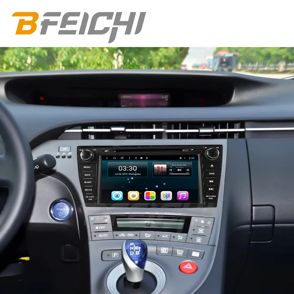 Bfeichi android 9 0 автомобильный dvd для Toyota Prius 2009 2010 2011 2012 2013 gps навигации мультимедийный